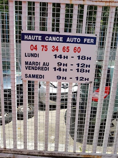 Vue extérieure du centre VHU agréé Haute-Cance Auto-Fer à VILLEVOCANCE (Ardèche)
