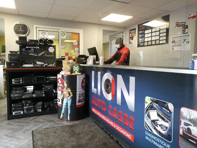 Parc de véhicules hors d'usage chez Lion Auto Casse, centre agréé à LION-EN-SULLIAS