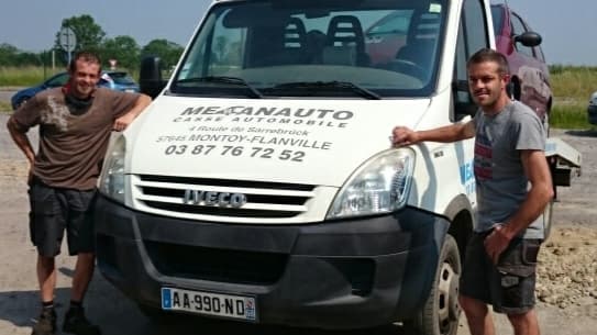 Vue extérieure du centre VHU agréé Mécanauto Sarl à OGY-MONTOY-FLANVILLE (Moselle)