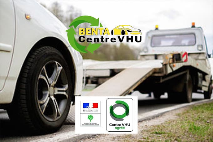 Vue extérieure du centre VHU agréé CENTRE VHU EPAVISTE - CASSE-AUTO BENTA à EPINAY-SOUS-SENART (Essonne)
